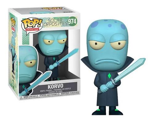 Funko Pop Korvo With Ray Gun Solar Opposites Figure 976