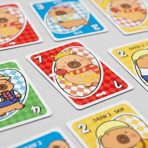 Juego De Cartas Uno Capybara Edicion Cute Coleccion