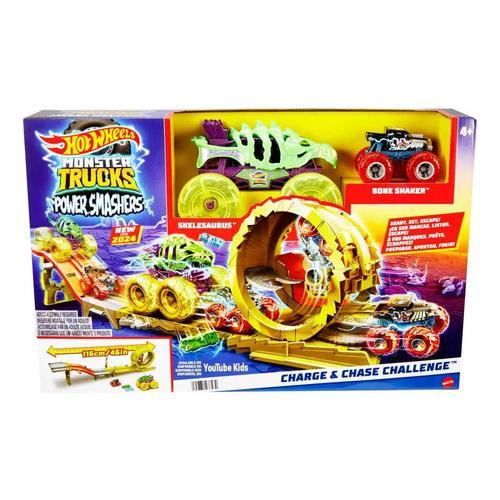 Hot Wheels Monster Trucks Pista Arena Energía de Demolición