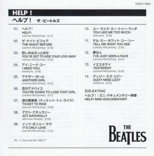 Cd The Beatles Help Japones Obi Strip Remasterizado Raro