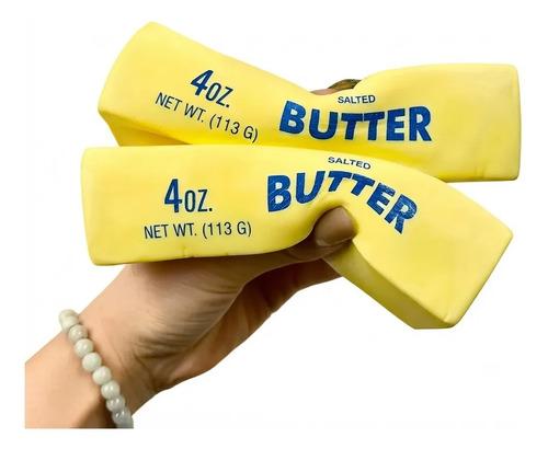 Juguete Antiestrés Squishy Barra De Mantequilla 4oz Suave