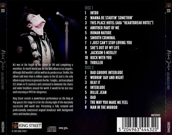 Disco CD Michael Jackson Los Angeles 1989 Live Bad Tour 2 CD