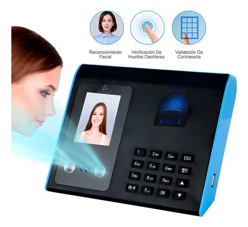Reloj Checador Biométrico Reconocimiento Facial Y Huella Ele