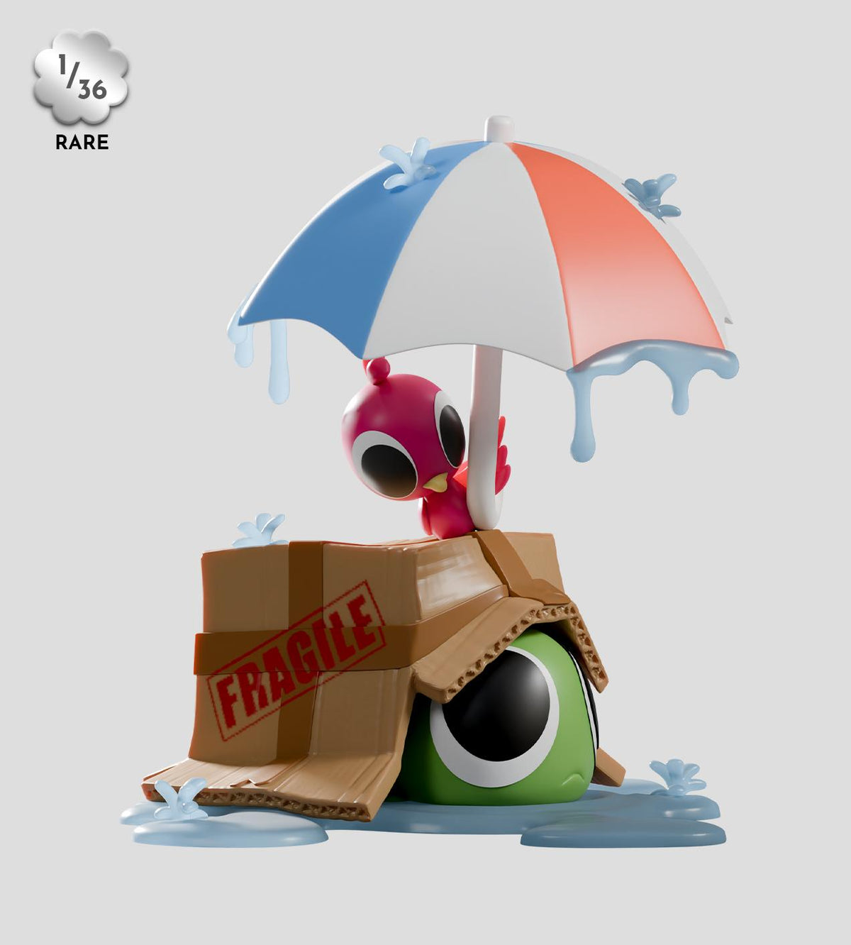 Figura de Colección Blind Box Box Turtle & Bird Series (Kaleidos Creative / Caja Sorpresa)