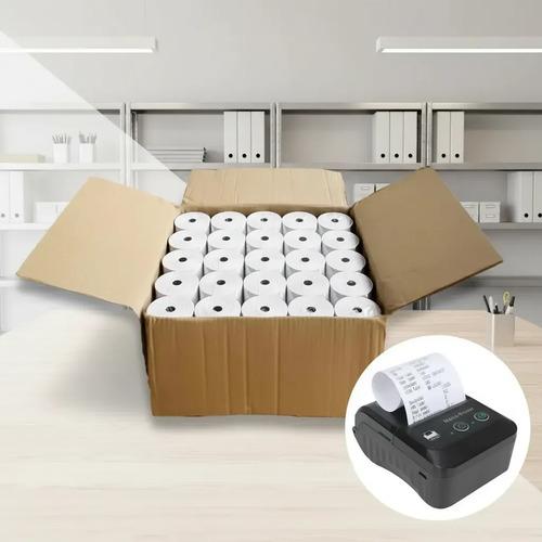 40 Rollos Papel Térmico Ele-gate 80x80mm Para Tickets
