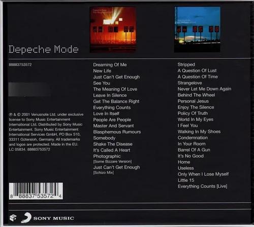 Depeche Mode The Singles 8198 Cd Doble De Coleccion