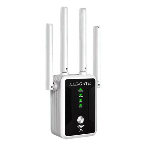 Repetidor WiFi Ele-Gate Doble Banda con Puerto Gigabit Extender Señal Color Negro Ele-Gate