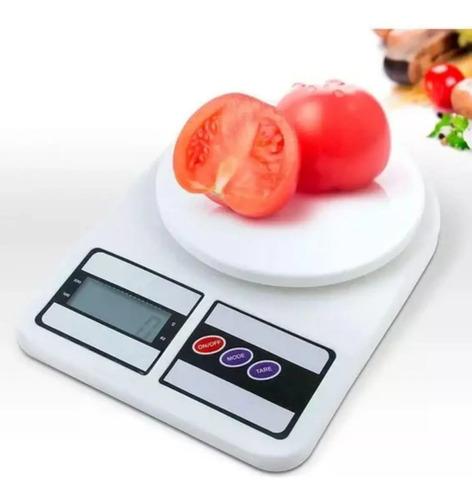 Báscula de cocina con pantalla digital, medidas prácticas de 10 kg