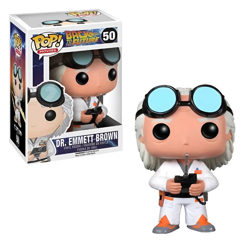 Figura De Doc Brown #50 Volver Al Futuro Funko Pop! Movies
