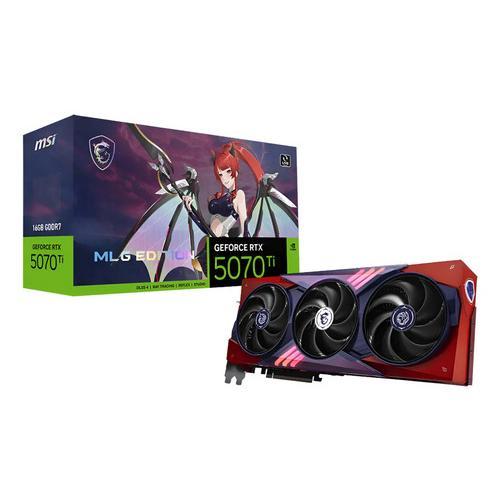 Tarjeta De Video Msi Geforce Rtx 5070 Ti 16gb Mlg Edition