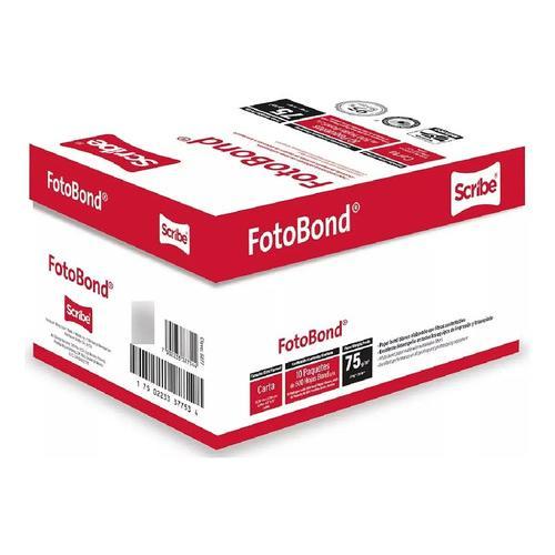 Papel Bond Scribe para Impresión Carta Blanco 75g Caja con 5000 Hojas