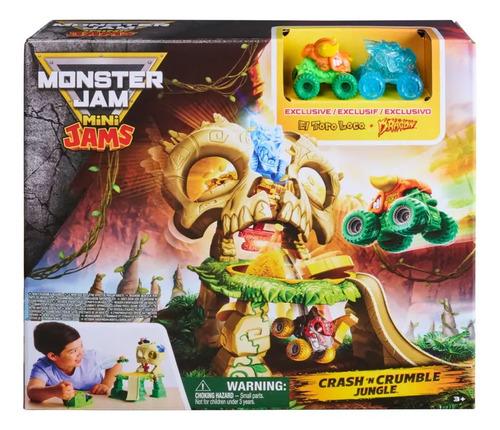 Pista Mini Set Jungla Colapsable Spin Master Portátil Para Niños Monster Jam