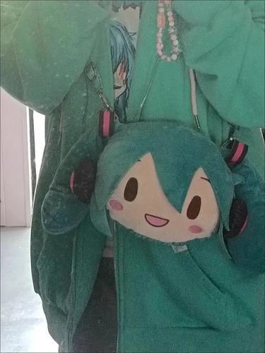 Bolso De Peluche Hatsune Miku Kawai Regalo Detalle 25cm