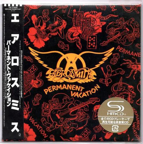 Cd Aerosmith Permanent Vacation Edicion Japonesa Shm-cd Obi