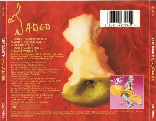 Disco CD Single Aerosmith Jaded Maxi Single Coleccion