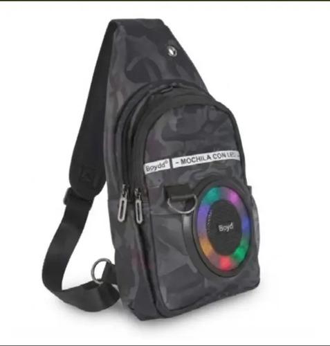 Mochila Bandolera Sling Bag Boydd Con Luz Led Y Usb