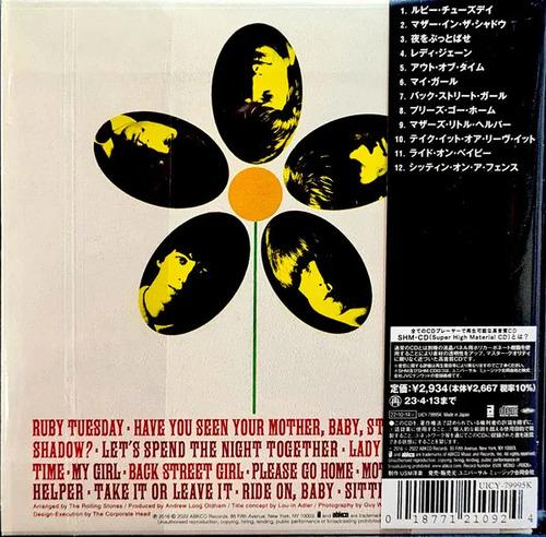 The Rolling Stones Flowers CD Japonés Mini LP SHM-CD Con Obi