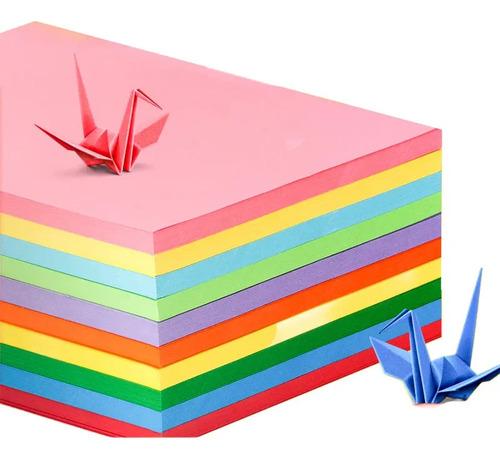 100 Hojas De Colores A4 75g Para Origami Manualidades Carta