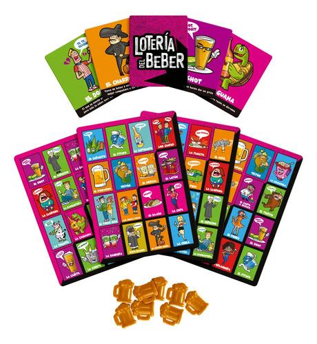Juego De Mesa Loteria Del Beber Cartas Y Tableros Para Fiestas