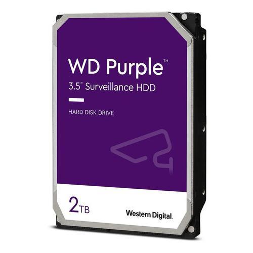 interno Western Digital WD Purple WD20PURZ 2TB púrpura