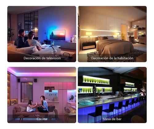 Tira Led 5050 Bluetooth Rgb, 2m/ 6.5ft Tiras De Luces Led Rgb