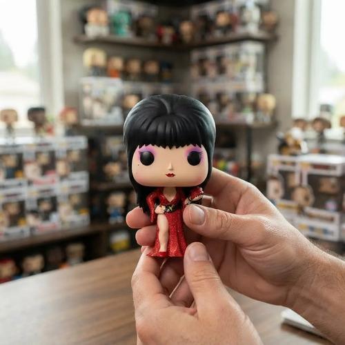 Figura Funko Pop Elvira Vestido Rojo 40 Aniversario 1141