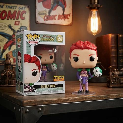 Funko Pop Heroes Dc Bombshells - Duela Dent #257 (hot Topic)