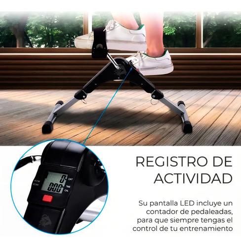 Bicicleta Terapeútica Pequeña Con Pedales Plegables Pedal Ejercitador Ele-gate Plegable Lcd Ajustable