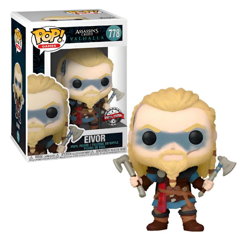 Funko Pop! Games: Assassins Creed Valhalla - Eivor - Assassin'S Creed - Figura de Vinilo Coleccionable - Idea de Regalo - Mercancia Oficial - Juguetes para Niños y Adultos - Video Games Fans