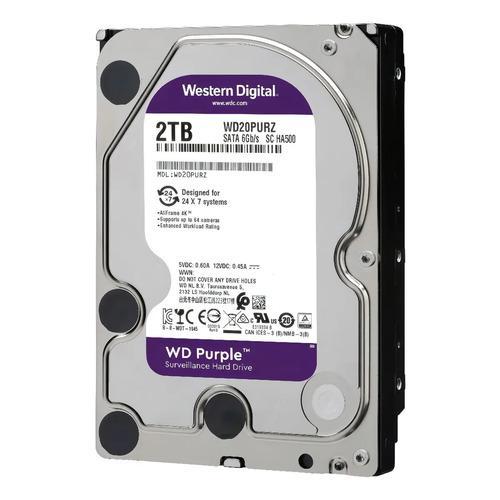 interno Western Digital WD Purple WD20PURZ 2TB púrpura