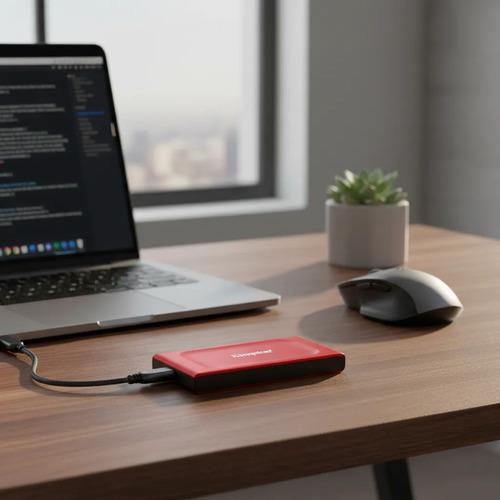 Ssd Externo Kingston Xs1000r 1tb Usb 3.2 Gen 2 Rojo
