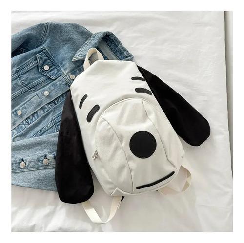 Mochila Snoopy Rostro Perro Mejor Amigo Divertido Clásico 37cm