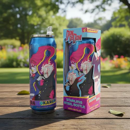 Termo Metálico de Acero Inoxidable - Edición Limitada Dandadan (Okarun & Aira)