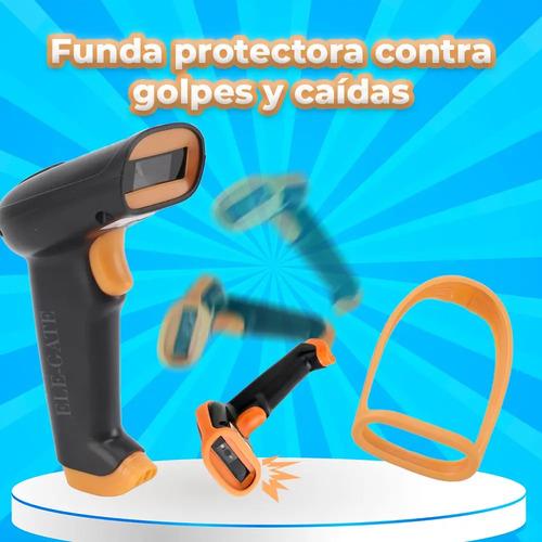Lector Escáner Codigo Barras Qr Inalámbrico Recargable Color Negro Ele-Gate