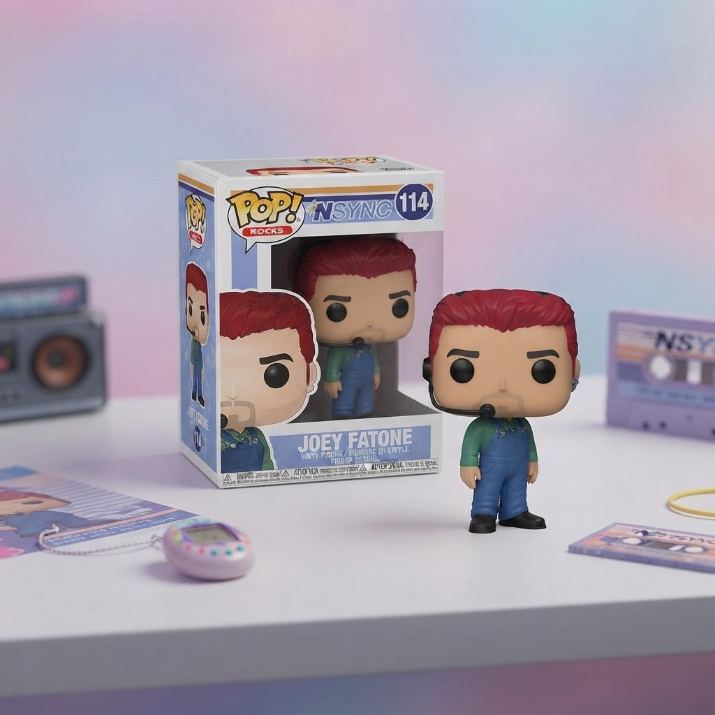 Figura Coleccionable Funko Pop! Rocks: NSYNC - Joey Fatone #114 - Edición Especial Vinyl Figure