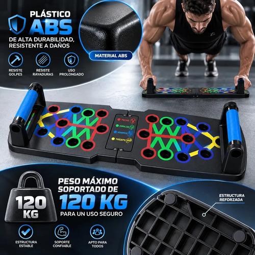 Tabla Para Lagartijas Push Up Barras Flexiones Ejercicio Gym Crossfit Entrenamiento Pecho Hombro Espalda Triceps Ele Gate