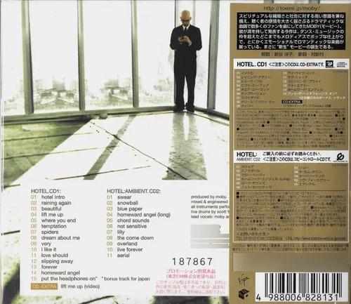 Disco CD Moby Hotel Deluxe Edition 2CD Obi Strip Japones