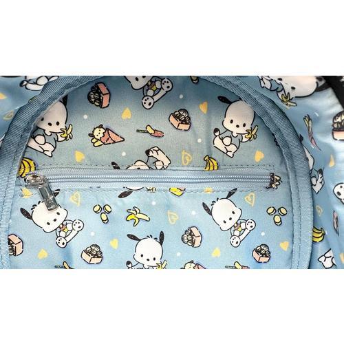 Mini Mochila Azul Acero Personaje Perrito Kawaii Colección
