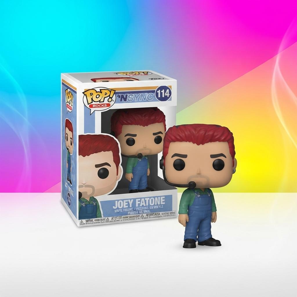 Figura Coleccionable Funko Pop! Rocks: NSYNC - Joey Fatone #114 - Edición Especial Vinyl Figure