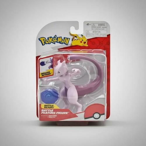 Jazwares Pokemon Battle Feature Figuras X4 Pkw3370