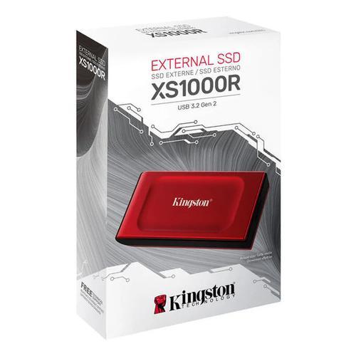 Ssd Externo Kingston Xs1000r 1tb Usb 3.2 Gen 2 Rojo