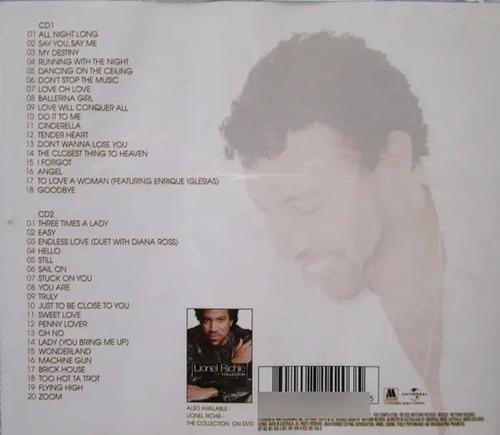 Cd Lionel Richie Commodores Greatest Hits 2 Discos