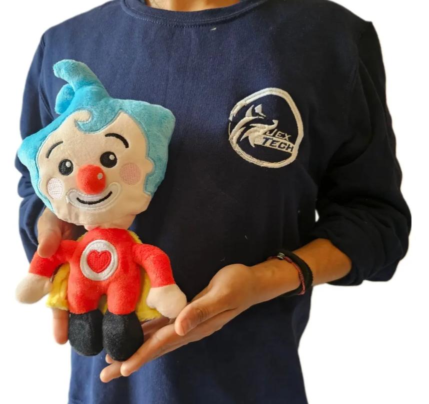 Peluche De Payaso Plim Plim Un Héroe Del Corazón De 24 Cm