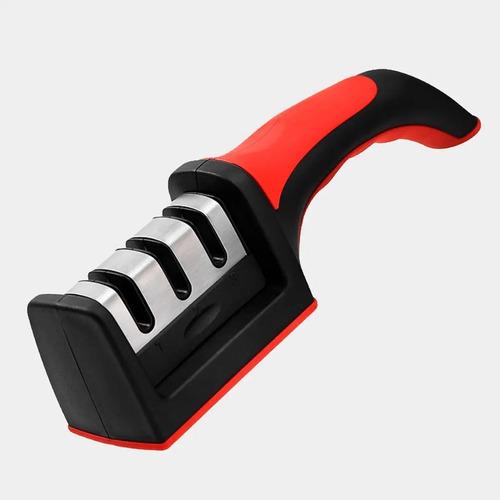 Afilador De Cuchillos Profesional Manual 3 Etapas Con Mango