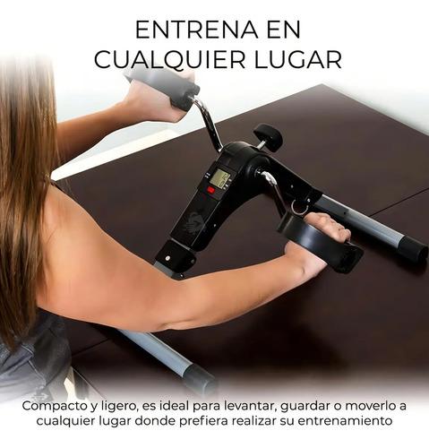 Bicicleta Terapeútica Pequeña Con Pedales Plegables Pedal Ejercitador Ele-gate Plegable Lcd Ajustable