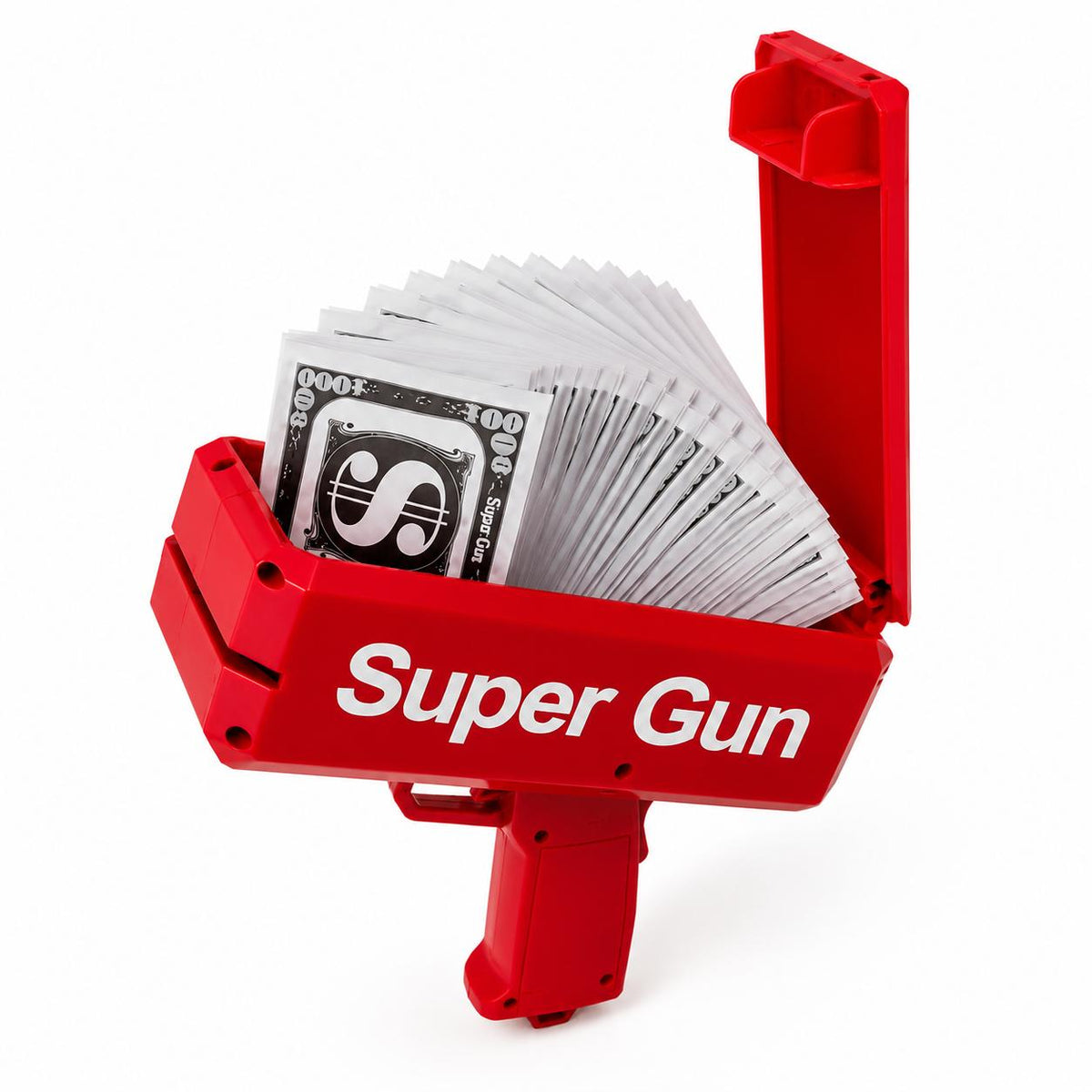 Pistola Lanzadora Billetes Cash Money Super Gun De juguete LANZADOR DE BILLETES Maquina lanzadora de bolletes