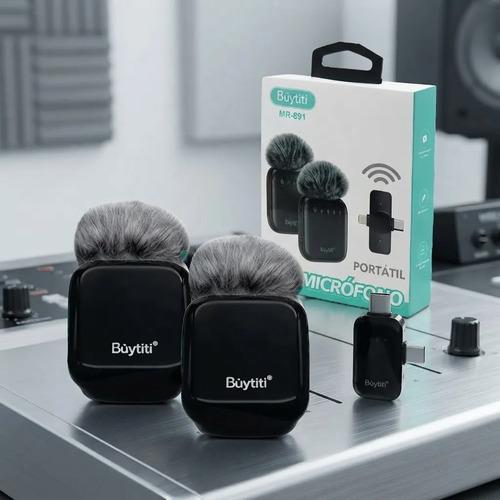 Micrófon Inalámbrico Dúo Buytiti Mr-891 Para Celular Tipo C