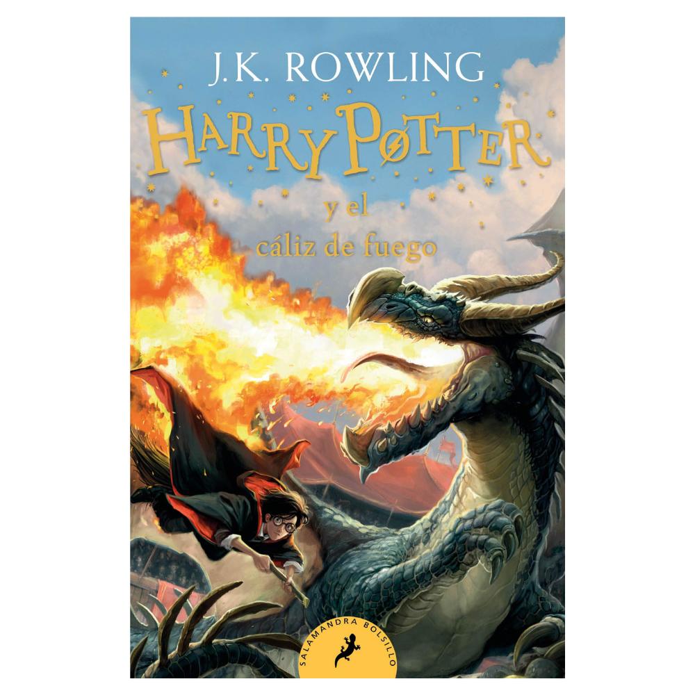 Libro Infantil Harry Potter y el Caliz de Fuego Novela 4 Pasta Blanda