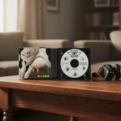 Cd Aerosmith Get A Grip Edicion Especial Piel Vaca