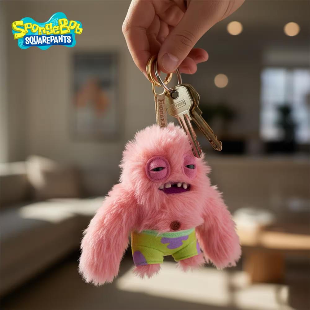 Peluche Llavero de Colección Fuggler Patricio Estrella - Colección SpongeBob